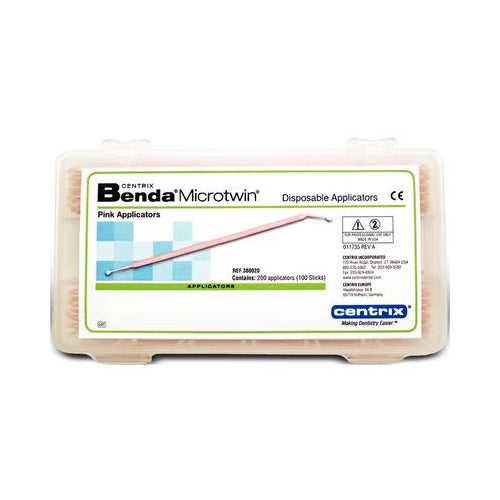 Centrix 380020 Benda Microtwin Micro Applicators Double End Starter Pink Kit 200/Pk Centrix 380020 Benda Microtwin Micro Applicators Double End Starter Pink Kit 200/Pk